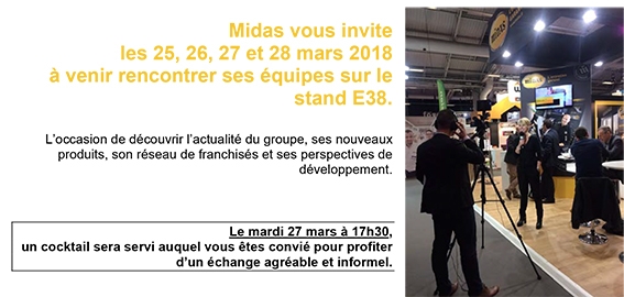 Franchise Midas à la rencontre de ses futurs partenaires franchisés au Salon Franchise Expo Paris 2018