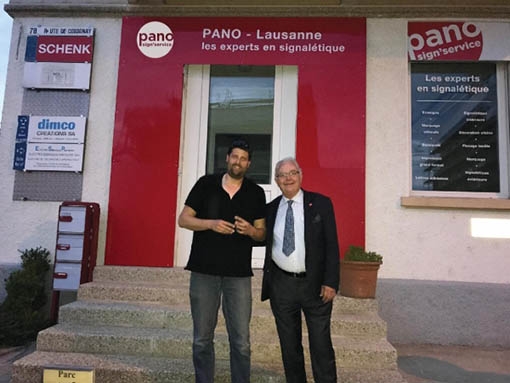 Inauguration d'une nouvelle Agence franchisée PANO à Lausanne en Suisse