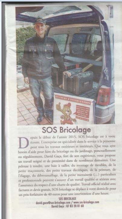 David Gaça franchisé SOS Bricolage