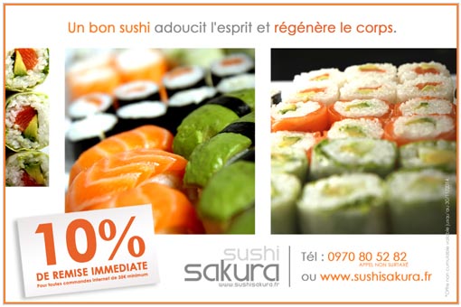 Bonne année avec la franchise Sushi Sakura !