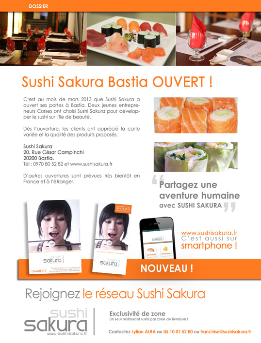 Franchise Suchi Sakura Bastia