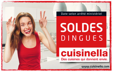 Franchise Cuisinella campagne solde 2011