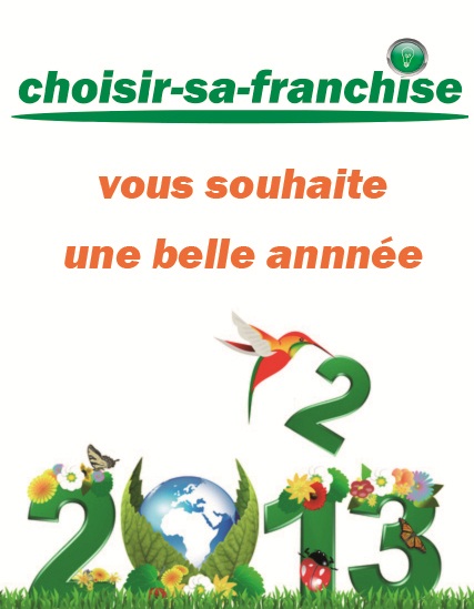 Choisir Sa Franchise vous souhaite une Bonne Année 2013