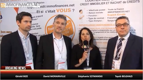 Interview de l'équipe de développement du réseau IMMOFINANCES au salon Franchise Expo Paris 2018
