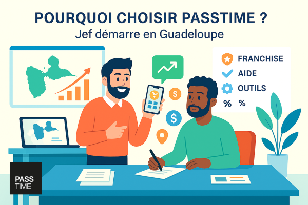Franchise PASSTIME® : pourquoi choisir PASSTIME ? Jeffry Delessy ouvre la voie en Guadeloupe