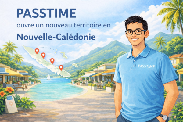 Franchise PASSTIME® poursuit son déploiement en outre-mer avec l’arrivée d’Etienne BIGARD en Nouvelle-Calédonie