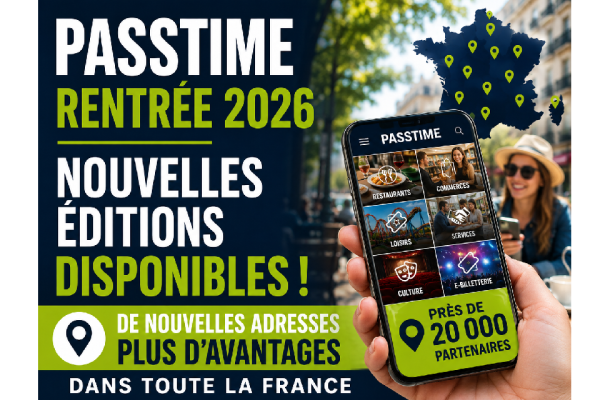 Rentrée 2026 : PASSTIME déploie ses nouvelles éditions en France