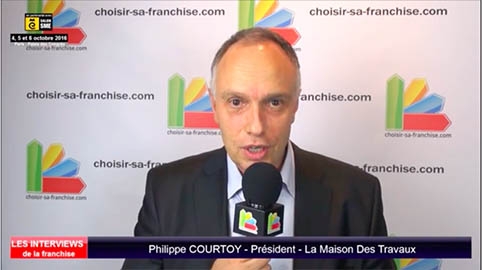 Interview de Philippe Courtoy, Président de La Maison Des Travaux au salon SME Paris 2016