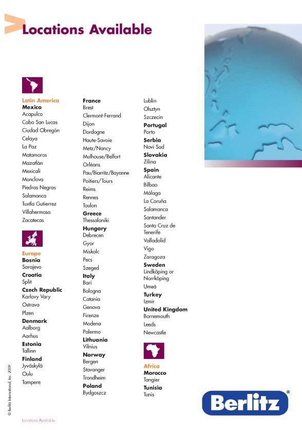Franchise Berlitz