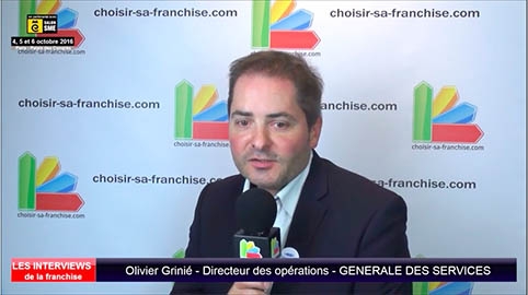 Interview d'Olivier Grinié, Directeur des Opérations de la franchise Générale des Services au salon SME Paris 2016