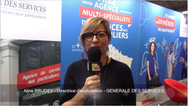 Ouvrir une Franchise Générale des Services - Interview d'Aline Brudey au SAP 2019 Paris