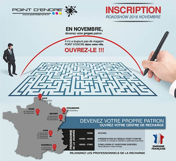 Réseau de franchise Point d