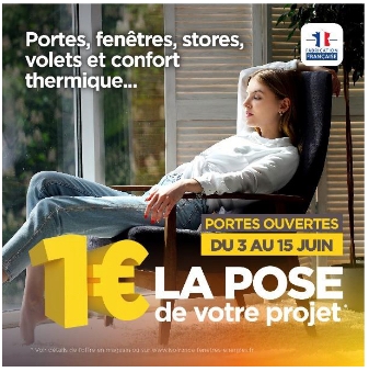 Franchise ISOFRANCE Fenêtres et Energies : Portes Ouvertes Nationales