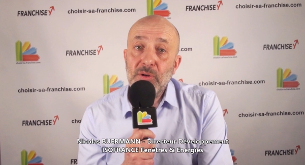 Franchise ISOFRANCE Fenêtres & Energies : Nicolas BUERMANN à Franchise Expo Paris 2023