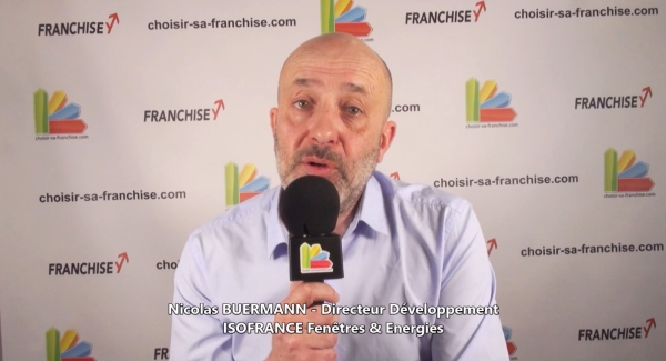 Franchise ISOFRANCE Fenêtres & Energies : Nicolas BUERMANN à Franchise Expo Paris 2023 Franchise ISOFRANCE Fenêtres & Energies : Nicolas BUERMANN à Franchise Expo Paris 2023