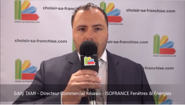 Interview d'Eddy TAMI, directeur commercial réseau de la franchise Isofrance à Franchise Expo 2019
