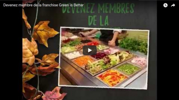 Devenez membre de la franchise Green is Better