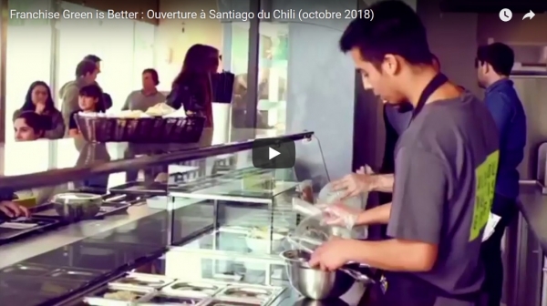 Franchise Green is Better : Ouverture à Santiago du Chili (octobre 2018) Franchise Green is Better : Ouverture à Santiago du Chili (octobre 2018)