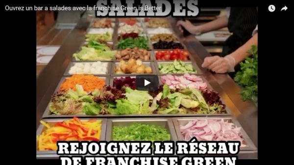 Ouvrez un bar a salades avec la franchise Green is Better