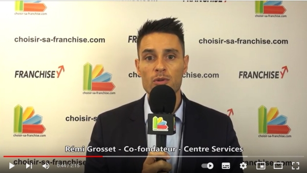 Franchise Centre Services - Rémi Grosset - Interview au Salon des Services à la Personne 2022