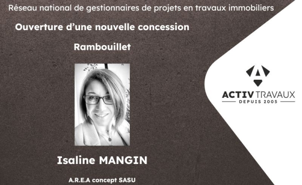 Franchise ACTIV TRAVAUX : ouverture d'une nouvelle agence à  Rambouillet (78)