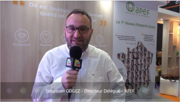 Interview de Sébastien COGEZ, directeur délégué de la franchise APEF à Franchise Expo 2019