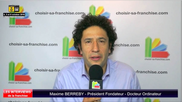 Interview de Maxime Berreby, Président Fondateur de la franchise Docteur Ordinateur au salon SME Paris 2016