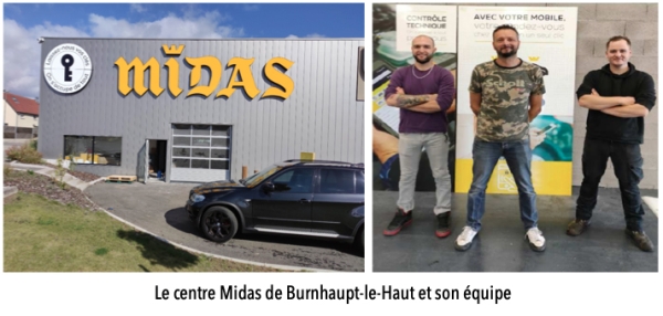 Franchise Midas ouvre un nouveau centre à Burnhaupt-le-Haut (68)