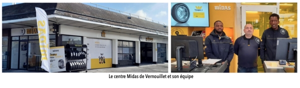 Franchise Midas : ouverture d’un nouveau centre Midas à Vernouillet (78)