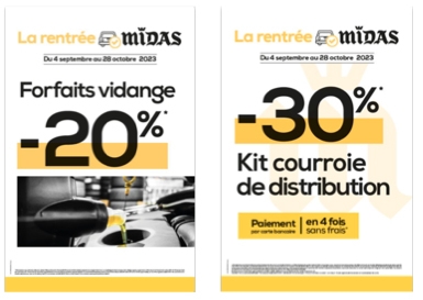 Franchise Midas ménage le portefeuille des automobilistes