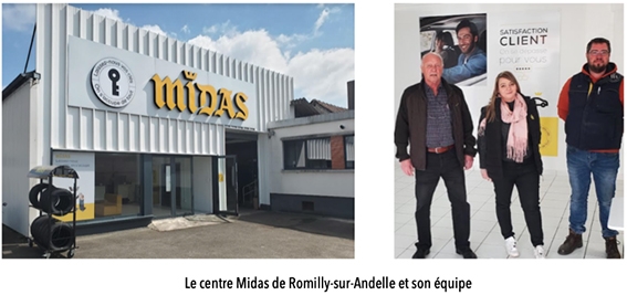 Franchise Midas : ouverture d’un nouveau centre à Romilly-sur-Andelle (27)