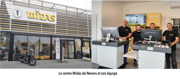 Franchise Midas : ouverture d’un nouveau centre à Nevers (58)