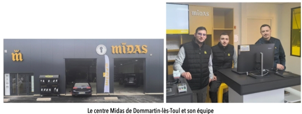 Franchise Midas : ouverture d’un nouveau centre à Dommartin-lès-Toul (54)