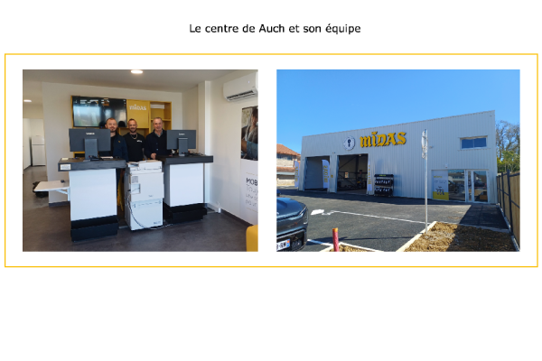 Franchise Midas : création d’un centre à Auch (32)