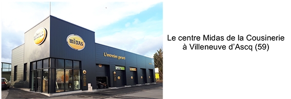Franchise Midas : nouvelle ouverture d’un centre auto à Villeneuve d’Ascq (59) par Benoît DUCRET