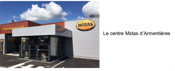 Franchise Midas : nouvelle ouverture d’un centre auto en franchise à Armentières (59) par Jean-Luc HAIBETTE