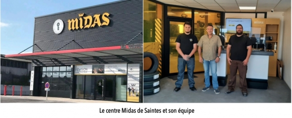 Franchise Midas : ouverture d’un nouveau centre à Saintes (17)