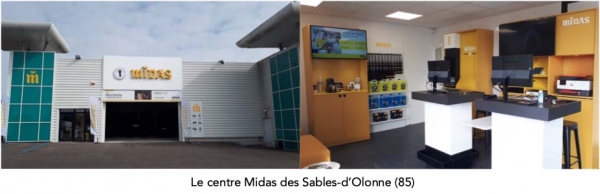 Franchise Midas : ouverture d’un nouveau centre aux Sables-d’Olonne (85) 