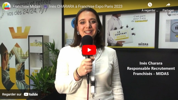 Franchise Midas : Inès CHARARA à Franchise Expo Paris 2023