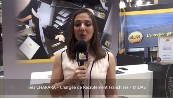 Interview d'Inès CHARARA chargée de recrutement franchisés de la franchise Midas à Franchise Expo 2019