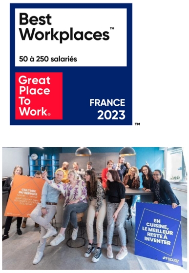 Le GROUPE FBD dans le palmarès Best Workplaces France 2023 pour la seconde année consécutive !