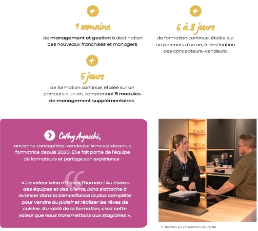 Franchise ixina choisit Lyon pour installer son centre de formation