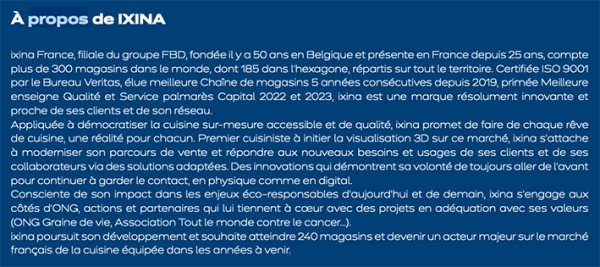 Franchise ixina choisit Lyon pour installer son centre de formation