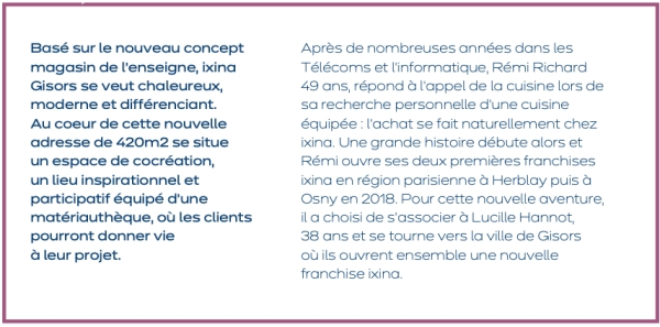 Franchise ixina s'installe à Gisors