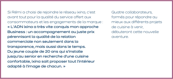 Franchise ixina s'installe à Gisors