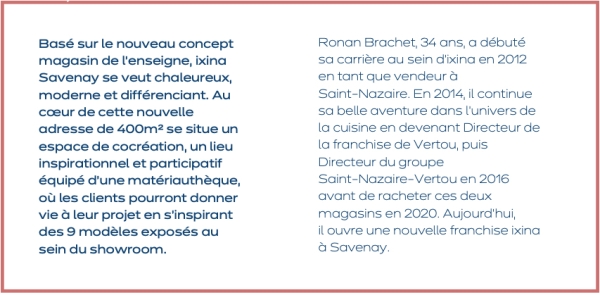 Franchise ixina s'installe à Savenay