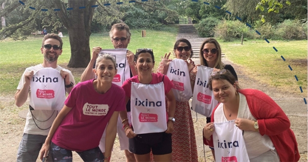 Franchise ixina depuis 2 ans aux côtés de Tout le monde contre le cancer