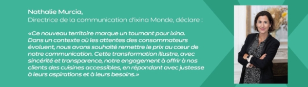 Franchise ixina dévoile un nouveau territoire de marque et sa nouvelle copy TV