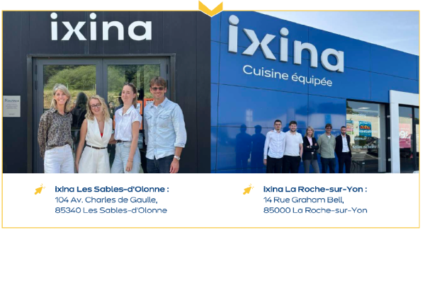 Franchise ixina : de Directrice Générale à Franchisée, Elodie Coutand poursuit l’aventure ixina en Vendée