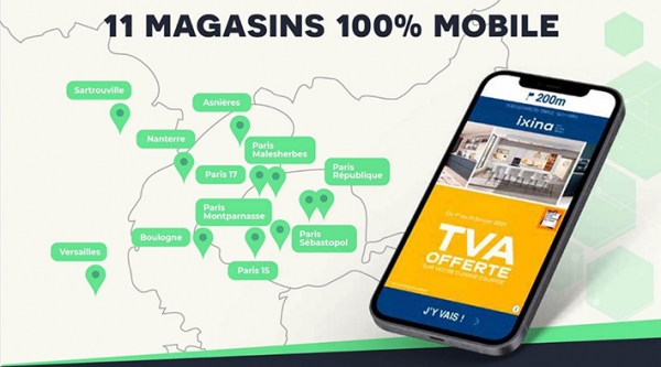 Franchise IXINA : le réseau optimise le drive to web de ses magasins parisiens avec Vectaury